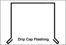 Drip Cap Flashing