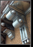 The Tamura Building Decorative Urns in Vancouver