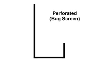 perforated bug screen