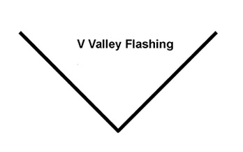 V valley flashing